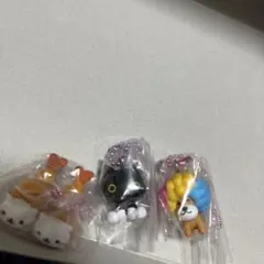 サンエックス　ユニバース　チャーム付きグミ　3セット