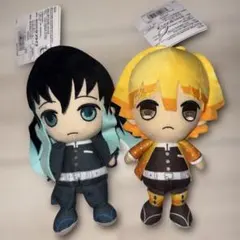 鬼滅の刃　2体　chibiぬいぐるみ 15cm