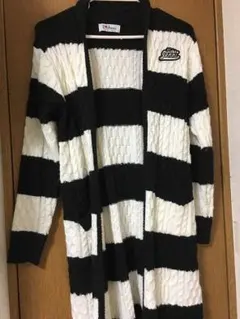 ニットロングカーディガン