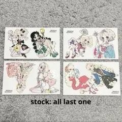 meundori様 × unichoco様 人物ステッカー おすそわけ 4種4枚