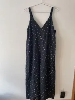 BEAUTY&YOUTH ドット柄サロペット S