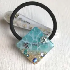 ハンドメイド）レジンで作ったヘアゴムNo.97 - メルカリ