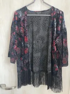TOPSHOP フリンジカーディガン　ボレロ　BOHO ZARAのサムネイル