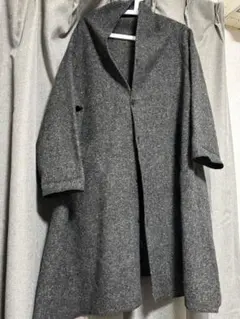 nest robe ツイード茶ロングコートのサムネイル
