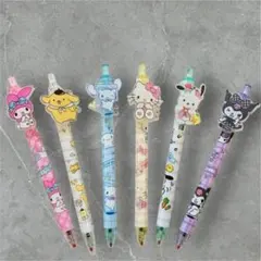 サンリオキャラクター ボールペン 6本セットプレゼント自分のご褒美に♡