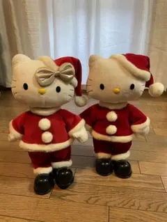 ハローキティ サンタ　2体セット ステップドール【レア】 【希少】　クリスマス