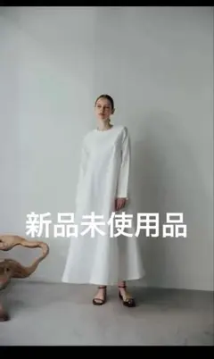 新品ella selectshop cotton flare dress ワンピ