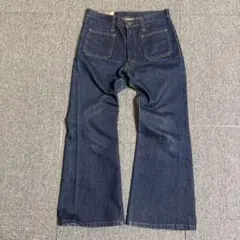 70s〜 vintage BISON フレアデニム TALONジップ ベルボトム - メルカリ