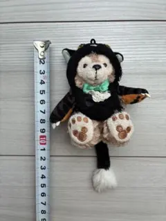 ダッフィー ぬいぐるみバッジ ハロウィン 黒猫