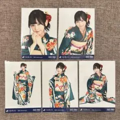 乃木坂46 池田瑛紗 生写真　コンプ　成人式　着物