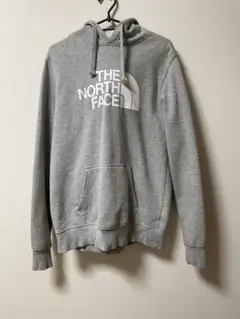 THE NORTH FACE ビックロゴ　グレー パーカー　メンズS