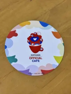 大阪・関西万博　ミャクミャクカフェ限定　非売品コースター　1枚