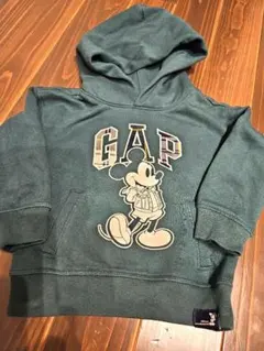 GAP ミッキーマウス フード付きトレーナー♡95センチ♡ほぼ未使用品
