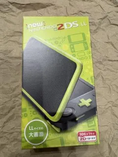 New2DS LL ブラック×ライム 箱付 microSD4GB