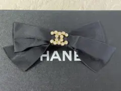 未使用近い♡正規店購入　CHANEL シャネル リボン バレッタ ビッグサイズ