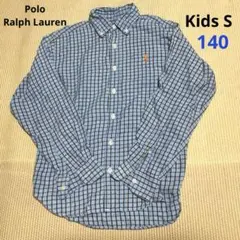Polo Ralph Laurenラルフローレン★キッズ長袖ブラウスシャツ140