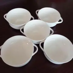 ホワイトスープカップ 5個セットのサムネイル