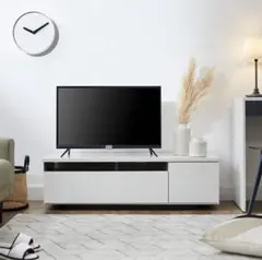 【極美品☆送料込み】テレビ台 ホワイト 幅120cm LOWYA テレビボードのサムネイル