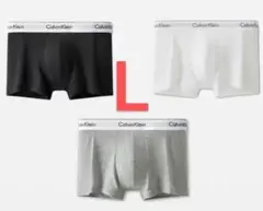新品✨未使用 カルバンクライン　ボクサーパンツ　メンズ　黒グレー白