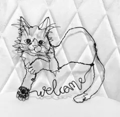 2025年最新】ワイヤーアート 猫の人気アイテム - メルカリ