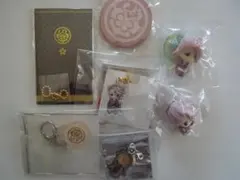 刀剣乱舞　宗三左文字　７点セット　チャーム　缶バッジ　紋