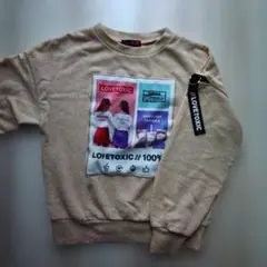 LOVETOXIC ベージュ トレーナー