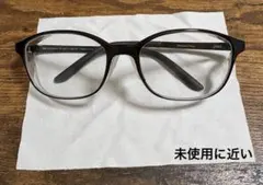 【美品】JINS 花粉メガネ ブラウン　大人用