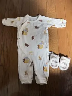 studio pluge クマロンパース 70cm 靴下付き