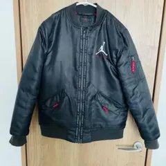 【美品】エアジョーダン　アウター　ブラック　ブルゾン　MA-1