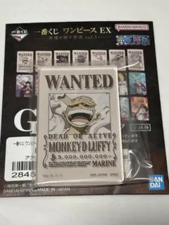 ワンピース　一番くじ G賞　アクリルブロック ニカ　ルフィ　手配書
