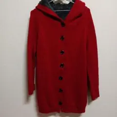 フード付きカーディガン　アウター