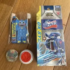 レイドプレイブDXボトルマン、くら寿司びっくらポン、ハギーワギーストラップ