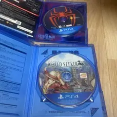 PS4ソフト　ワンピースワールドシーカー　スパイダーマンマイルズモラレス　ARK
