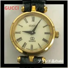 ⭐【美品希少レア】グッチ6000.2L.ゴールドフェイス腕時計(稼働品 
