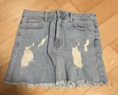 FOREVER 21 ライトブルー デニムミニスカート
