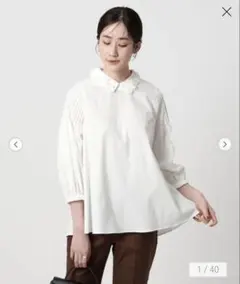 今期美品！本日限定価格 ユナイテッドアローズ ピンタックシャツ 
