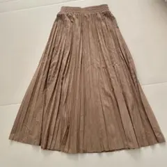 Auntie Rosa Holiday スウェードプリーツスカート