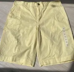 GU チノパンツ メンズ　Mサイズ　イエロー