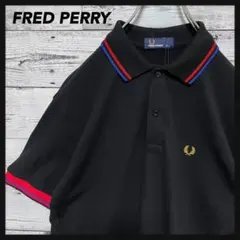 951【美品】フレッドペリー 刺繍 ワンポイント ロゴ ポロシャツ 人気 一点物