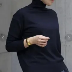 WONDER タートルネックプルオーバー ネイビー