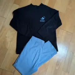 ユニクロ　ミッキー　フリースパジャマ　140cm