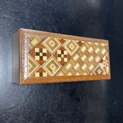 寄木細工 木製ボックス 約24.5cm - メルカリ