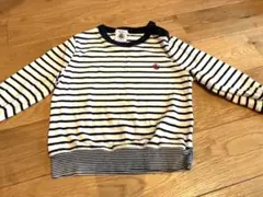 ストライプ柄長袖カットソー