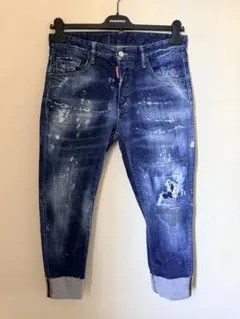 《DSQUARED2》セイラージーンズ デニムパンツ ペイント加工 44のサムネイル