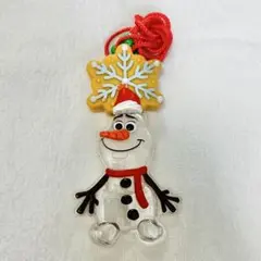 アナと雪の女王 オラフ クリスマス 光る ペンダント ネックレス ディズニー