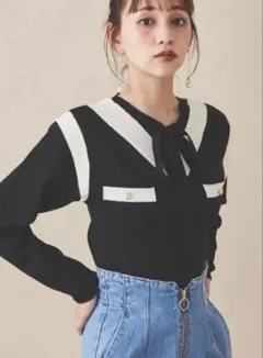 トランテアン ニット ブラック 完売品