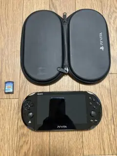 PS Vita 本体 ブラック キャリングケース・カセット付き