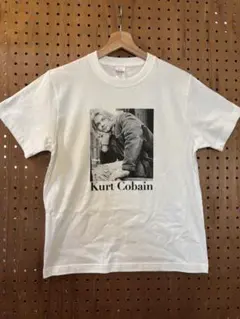 カートコバーン　フォトTシャツ　 Sサイズ　ホワイトボディ