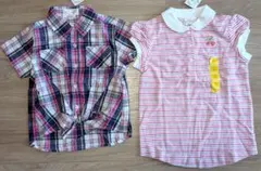 未使用品 夏服 2点 セット 120cm マザウェイズ 半袖