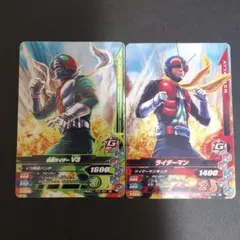 仮面ライダーV3とライダーマン カードセット